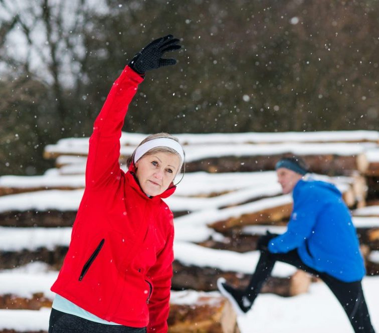 warming up before exercise